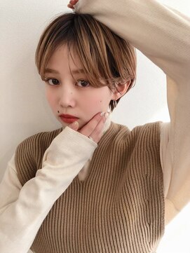 エニ 自由が丘(ENi) マチルダボブ/ピンクベージュ/インナーグレージュ[自由が丘駅]