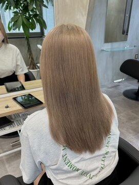 ナンバーウルス 名駅店(N° ulus) 【number ulus】ロング_ホワイトグレージュ/ペールベージュ