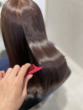 リオールヘア 北千住(LIOR.HAIR) パープルブラウン×水素トリートメント