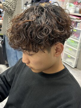 ヘーゼル 博多(HAZEL.) 波巻パーマ×スパイラルパーマ