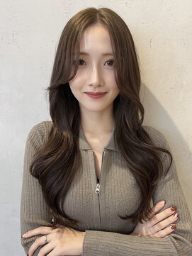 ノイ(noi) 顔周りレイヤーカットグレージュカラーくびれボブベージュカラー