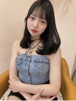 ボタン シブヤ(VOTAN SHIBUYA) アッシュ/グレージュ/韓国ヘア/渋谷/レイヤー/顔まわり