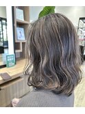 ハイライト/ブリーチ/グレーベージュ