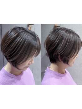 《ゴワつく原因の白髪染めを使わずにできる白髪ぼかし、脱白髪染めが話題♪》幅広い白髪染めメニューが◎