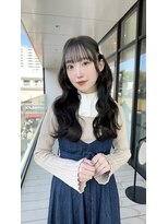 オリーブグレージュ ゆるふわ