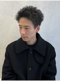 スパイキーショート×ピンパーマ