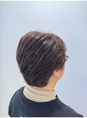 クセをいかしたショートスタイル
