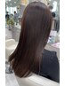 【人気No.3】カット＋カラー＋極上髪質改善ヘッドスパ (２階個室）￥14000