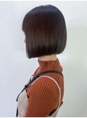 ボブミディアムショートくびれヘア顔周りレイヤー_ba541271