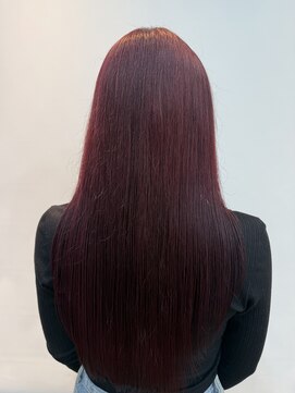 アン ブリーチ(UN BLEACH) ブリーチ１回レッドカラー♪