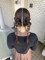 フェリーチェ(Felice)&nbsp;ツインアレンジ　ツインポニー　三つ編みヘア　参列