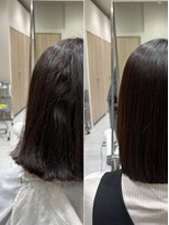 アッドバイケンジ(Add.. by KENJE)&nbsp;縮毛矯正　ボブストレート【戸塚/髪質改善】