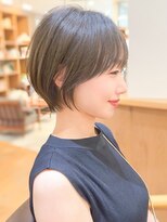 ルエ(rue)&nbsp;ナチュラルボブ前髪ありミニボブ◎20代30代40代50代ショートボブ