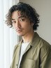 【メンズ限定】メンズカット+ツイストスパイラル/波巻きパーマ ￥13200