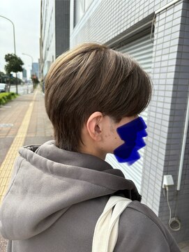 ブランクバイスカイ(Blank by SKY) 【ダブルカラー】ミルクティセンターパートウルフ