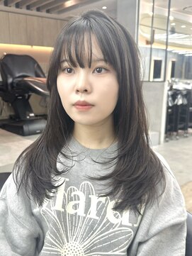 ロンドシエル 横浜(Lond ciel) 暗めカラー/グランマッシュ/デザインカラー/レイヤーカット/横浜