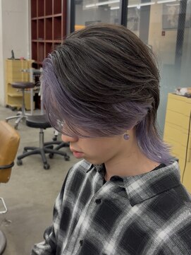 リップス 吉祥寺店 (LIPPS) 簡単オシャレ〈パープルインナーカラー〉