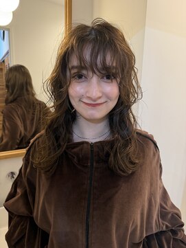 ノットバイベル 大宮(knot by belle) ◎強めパーマ/レイヤーパーマ/小顔/ココアベージュ/ロング/大宮