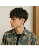 スープレックス ヘアーデザイン(SOUPREX HAIR DESIGN) ツーブロック柔らかニュアンスパーマ 20代 30代 40代 50代 60代