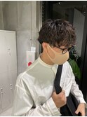 メンズカット/メンズパーマ/刈り上げマッシュ/スパイラルパーマ