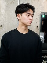オルカ(ORCA) シースルーコンマ/刈り上げセンターパート/ニュアンスパーマ
