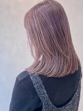 デコラ DECOR&nbsp;透明感くすみラベンダー×ピンクミディ