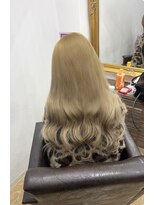 リップ 大阪本店(LIP)&nbsp;【レミー100%最高級人毛/ロング】シールエクステ60枚+ブリーチ