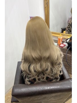 リップ 大阪本店(LIP) 【レミー100%最高級人毛/ロング】シールエクステ60枚+ブリーチ