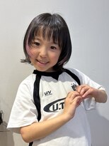 ハウス(HAUS.) 横浜駅キッズ小学生女の子5歳4歳3歳レイヤー外はねくびれボブ