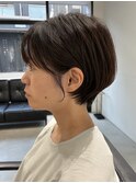 ダークパープル/ナチュラルショート/ミルクブラウン/夏/北池袋