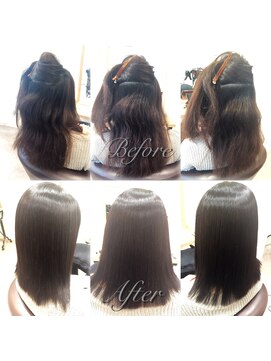 ノーブロー 酸性縮毛矯正専門技師(No.Blow) 名古屋の酸性縮毛矯正。エアリーな柔らかさで美しい美髪矯正