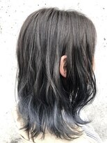 レーヴ(Reve)&nbsp;ブルーアッシュ×毛先ブルーシルバー【レーヴ】