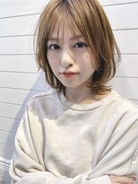 ディッセンバー 渋谷(December)&nbsp;【December】大人かわいい ミディアムレイヤー ブランジュ