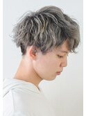 メンズシルバーマッシュ