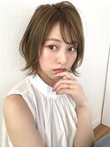 サングース東海林ショコラベージュボブウルフカールベビーバング