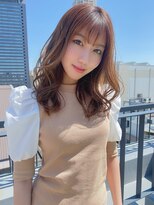 ルービック(Rubik's)&nbsp;王道ミディアムヘア×くびれレイヤー×透明感カラー