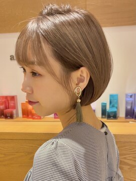 ビューイースト 亀戸 錦糸町(VIEW EAST) Aラインボブ/マロンベージュ/大人かわいい