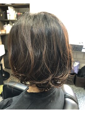 櫛の屋浜口店 伸ばしかけヘアにもオススメ！楽ちんperm《ラムネhairヒサマツ》