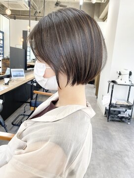 ジーニー 横浜(giinii) 大人美人_シースルー_スアショート_ラテカラー@ryota_hair