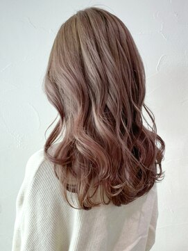 アイティーバイアルバム 下北沢店(IT by ALBUM) グレージュミディ_アースカラーくびれヘアツートン_ba363771