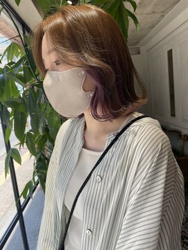 ニュートン(NEWTON) 【NEWTON×川島】インナーカラー×ラベンダー♪