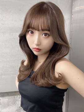 ロンドローズ 名古屋(Lond damaskRose) チョコレート 切りっぱなし イヤリングカラー 韓国ヘア 2