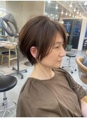 30代40代50代60代 骨格矯正大人横顔美人ショート
