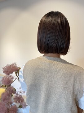 ノハナ(nohana) 【似合わせカット】おとな可愛い切りっぱなしボブ