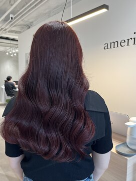 アメリ(ameri) 【ameri satomi】韓国ヘア×艶ピンクカラー