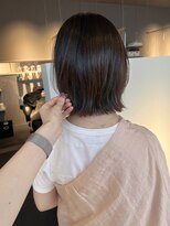 ヘアーエスクールシーユー 枚方T-SITE店(hair S.COEUR×Cu) ぷつっとボブ