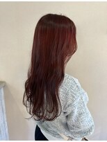 ヘアーアートミュージアム(Hair Art Museum)&nbsp;ピンクブラウン/コテ巻き/ロングスタイル　11/7