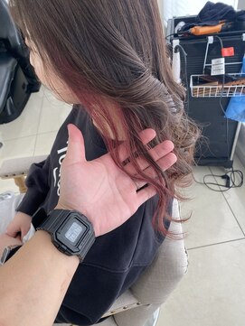 ベルバイグレイス(BELLE by grace) インナーカラーピンクカラー