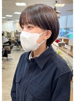 ソソ(soso)&nbsp;【soso 伊勢田】マッシュショート×ブラウン【横浜/ブリーチ】