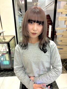 ニューウェーブ テテ 下通店 New wave TETE レイヤーカット　エンドカラー